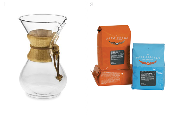 Chemex 6-Cup Glass Coffee Maker by Williams-Sonoma & Intelligensia Roaster's Choice Subscription
