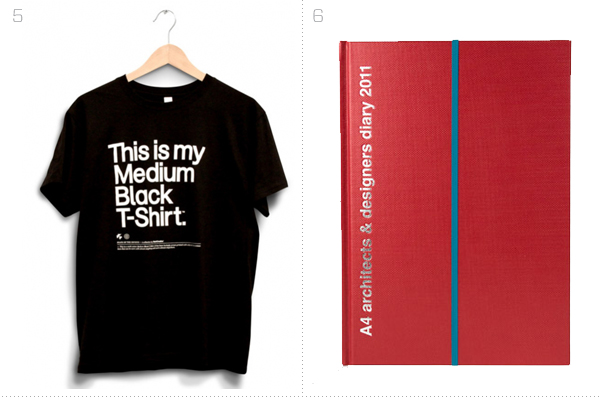 Mash Creative T-Shirt & A4 Architects & Designers Diary by Charles Solin