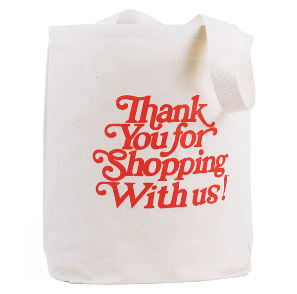 Thank You For Shopping With Us tote by Carrie Hamilton