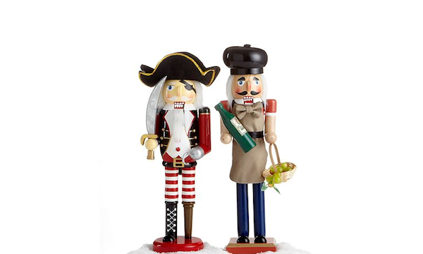 Pirate & Winemaker Nutcracers, $22, macys.com