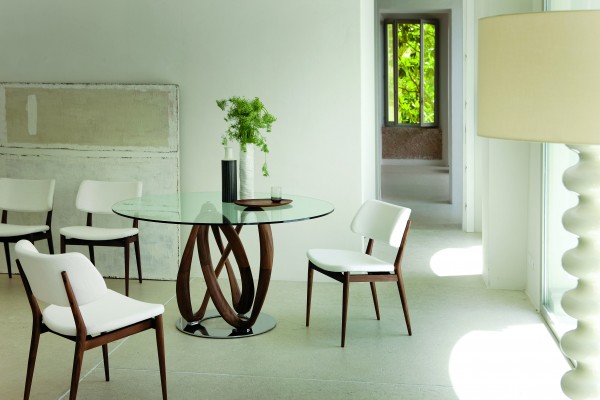 infinity table and nissa chairs